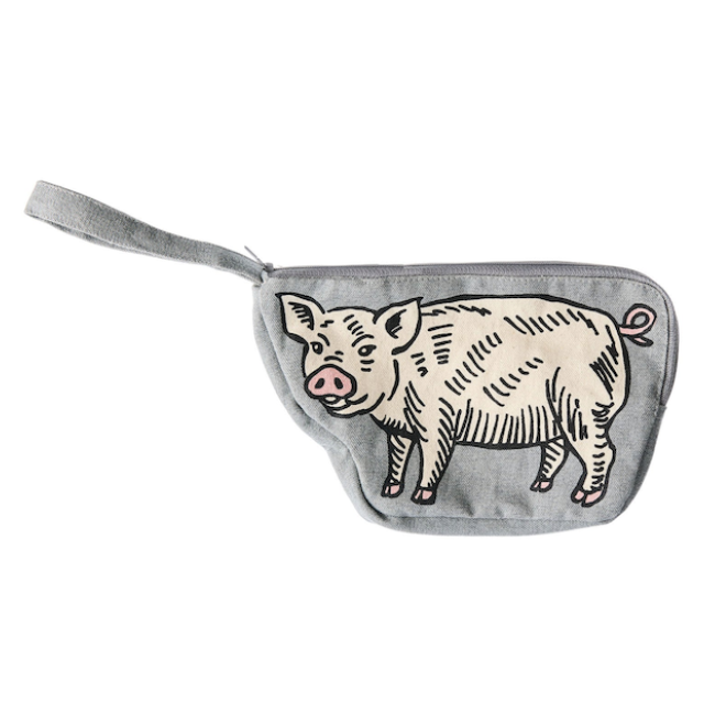 AND PACKABLE 肥美的豬拉鏈收納