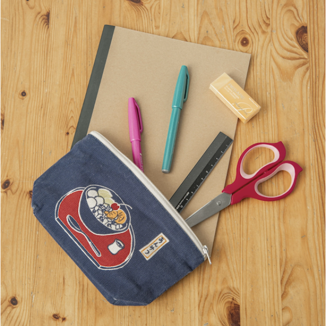 AND PACKABLE 天啊是蛋包飯拉鏈收納包