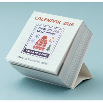 Eric迷你尺寸彩色日曆-桌面式