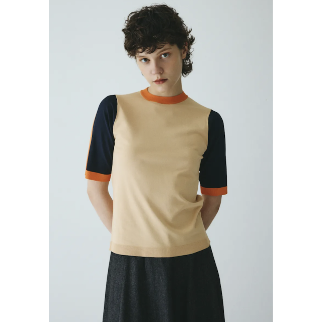 -winter sales- HeRIN.CYE Color block knit top