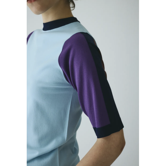 -winter sales- HeRIN.CYE Color block knit top