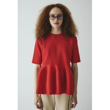 -winter sales- HeRIN.CYE Flare hem knit tops
