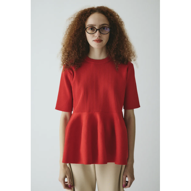 -winter sales- HeRIN.CYE Flare hem knit tops