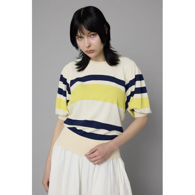 -winter sales- HeRIN.CYE Border knit tops
