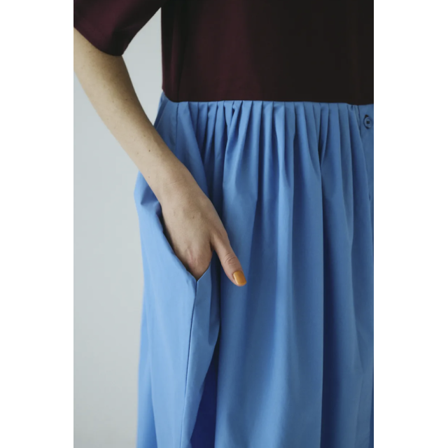 -winter sales- HeRIN.CYE Cut docking shirt dress