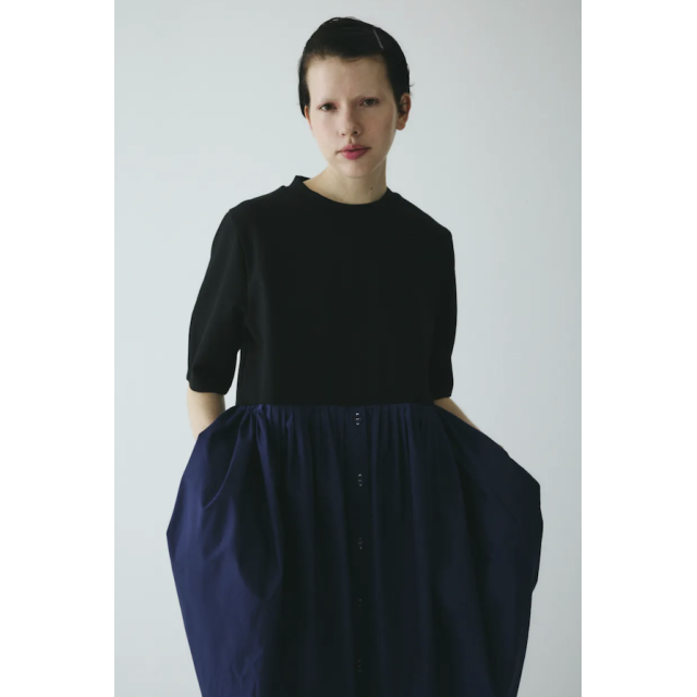 -winter sales- HeRIN.CYE Cut docking shirt dress