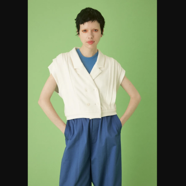 -Sale- HeRIN.CYE Collar cut tops   (售完為止)