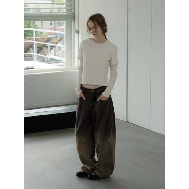 nokcha 低飽和極簡長袖