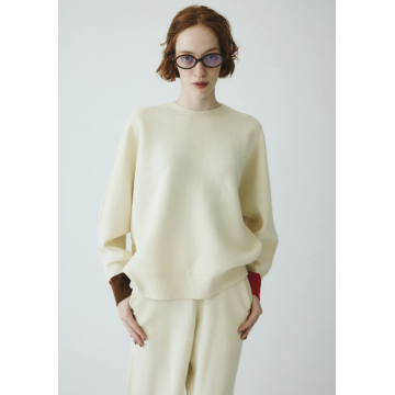 HeRIN.CYE 拼色藏在袖口針織上衣