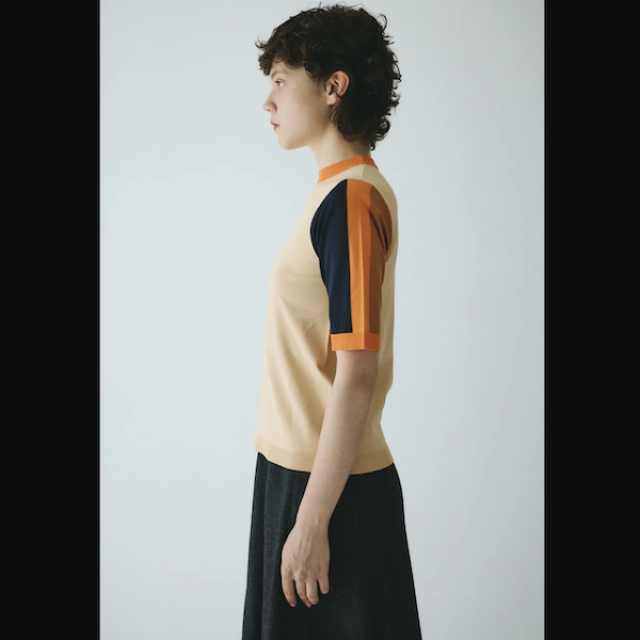 -winter sales- HeRIN.CYE Color block knit top