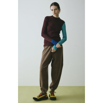 HeRIN.CYE 異色拼袖針織 