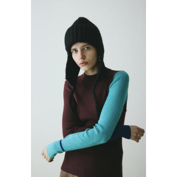 HeRIN.CYE 異色拼袖針織 