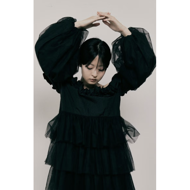 Cereal Puff Pom Mini Dress