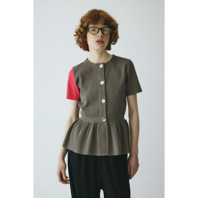 HeRIN.CYE Flare hem knit tops