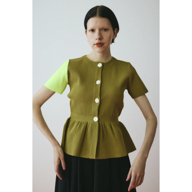 HeRIN.CYE Flare hem knit tops