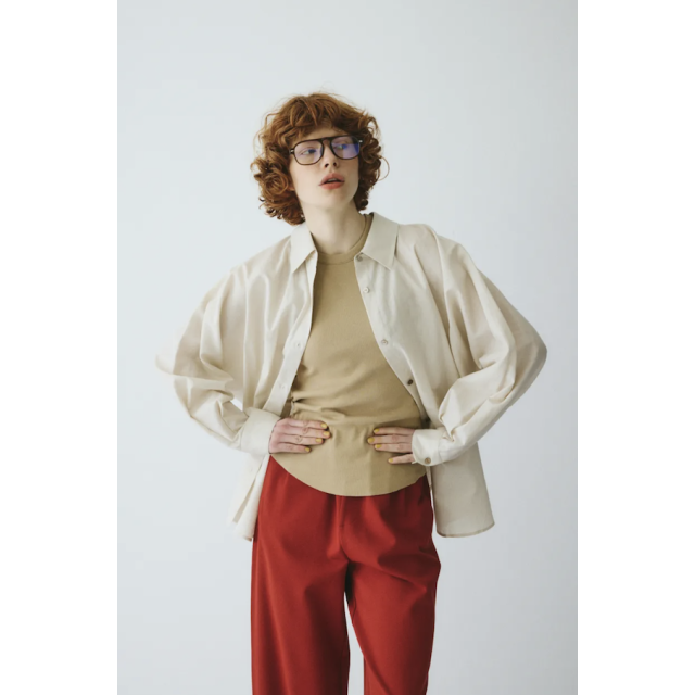 HeRIN.CYE Back shirring shirt