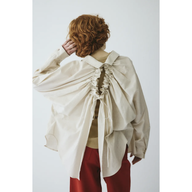 HeRIN.CYE Back shirring shirt