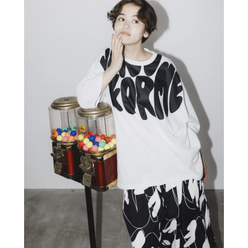 nunuforme 腦印花短袖