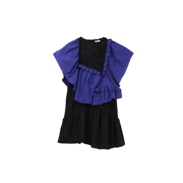 Unica 流蘇蝙蝠袖連身裙