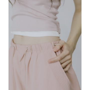 lit Nylon Volume Pants