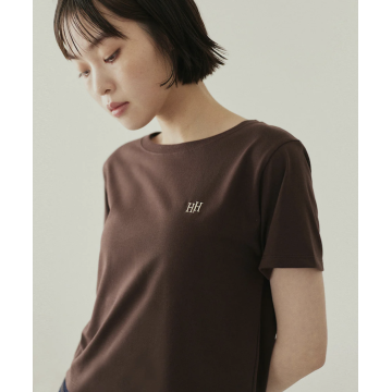 hellam 配色刺繍短T