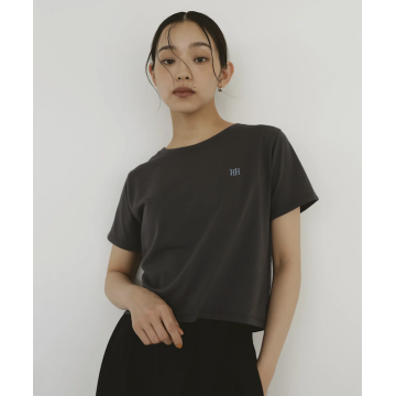 hellam 配色刺繍短T