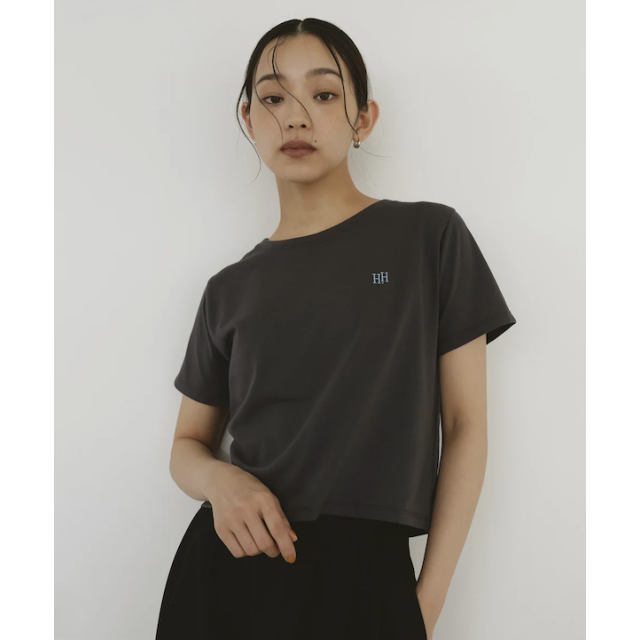hellam 配色刺繍短T
